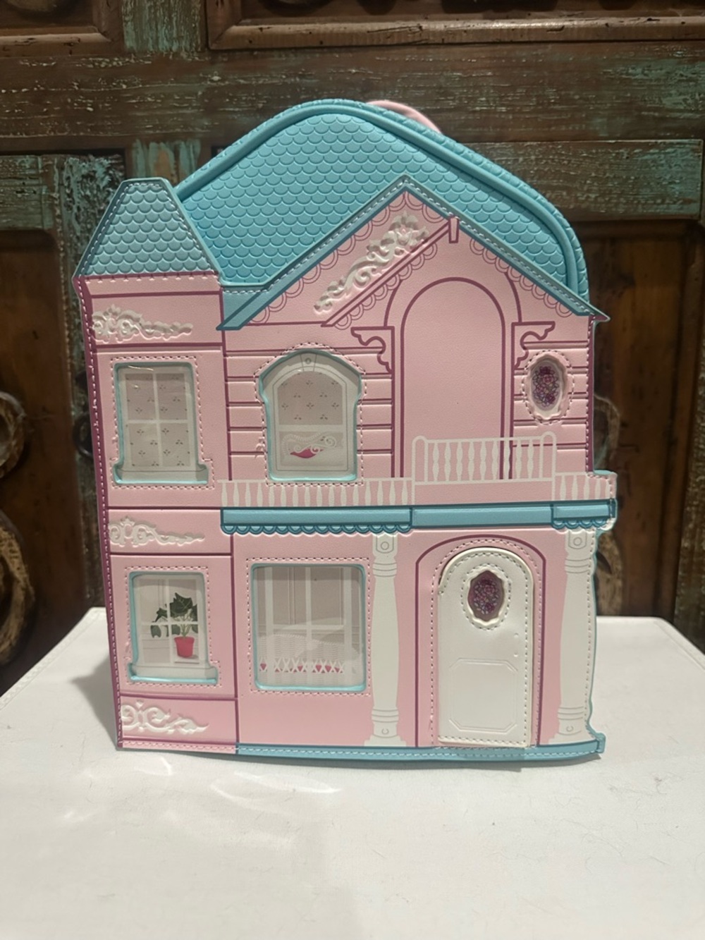 NWT Barbie Dream House Mini Backpack Purse by Her Universe